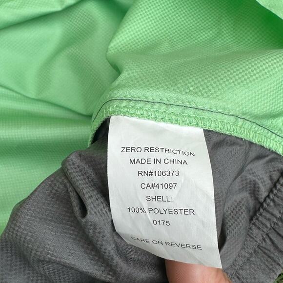 Zero Restriction Tour Series Quarter Zip Lightweight Windbreaker Golf Jacket XL - Picture 8 of 10